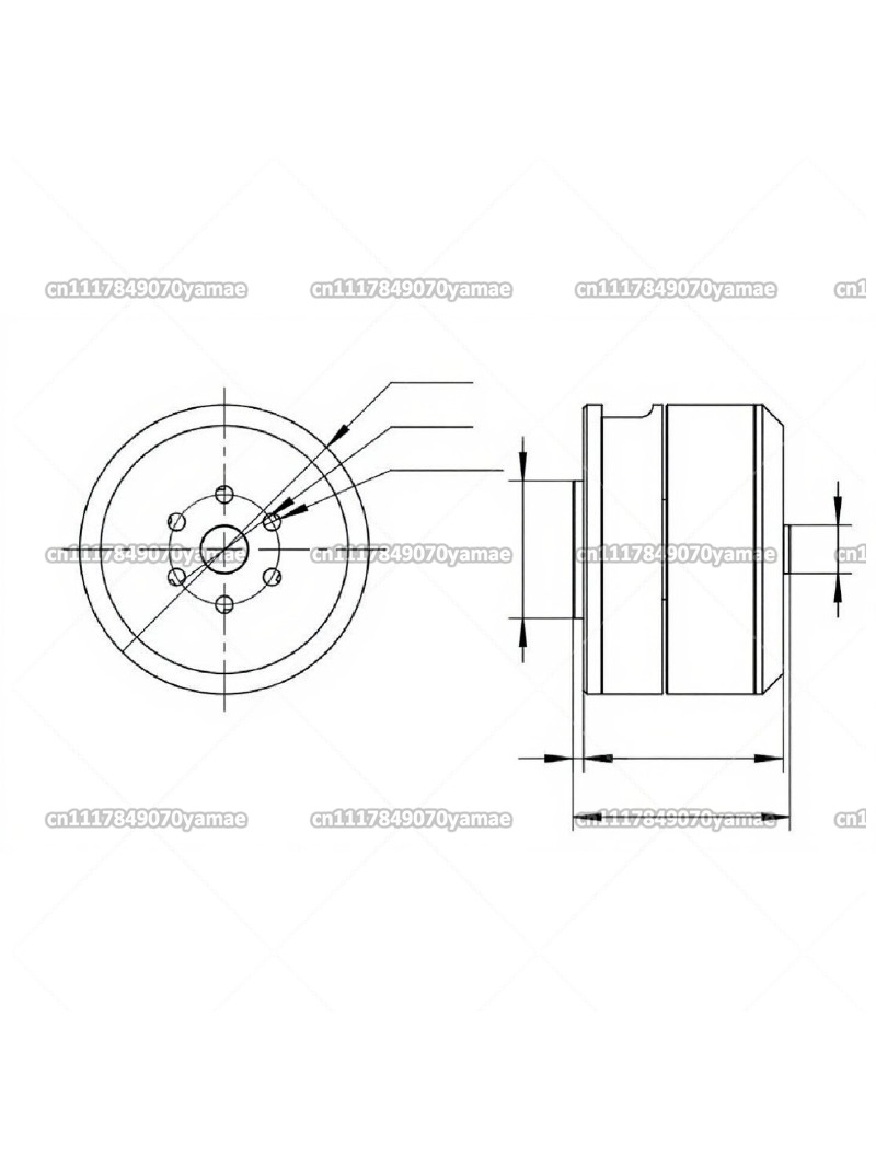 Direct Drive Servo Motor Robotics - MOTOR DE BUJE BLDC DM-H3510 24V